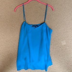 Tibi blue spaghetti strap shirt